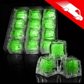 LED Ice Cubes 12 Count Green